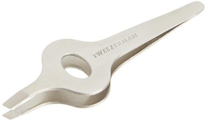 Tweezerman Wide Grip Slant Tweezer – Präzise Augenbrauenpinzette aus Edelstahl