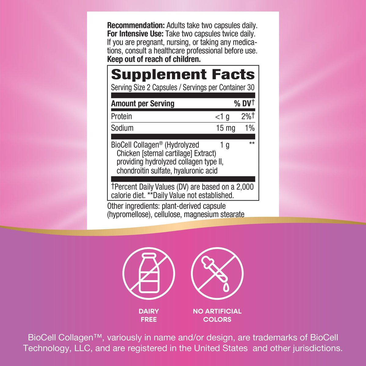 Nature's Way Hydraplenish mit BioCell Collagen & Hyaluronsäure – 60 Kapseln für straffe, elastische Haut und Kollagenproduktion