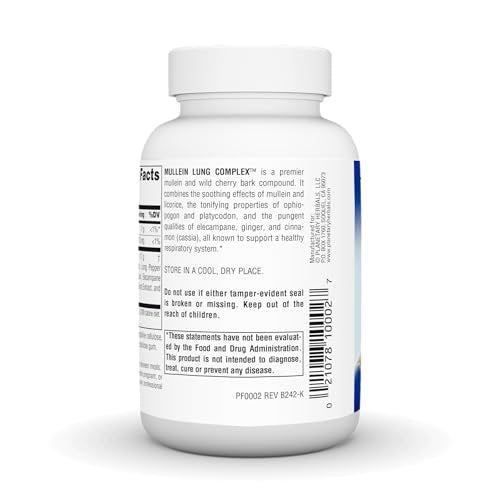 Planetary Herbals Mullein Lungenkomplex – 90 Tabletten zur Unterstützung der Atemwege