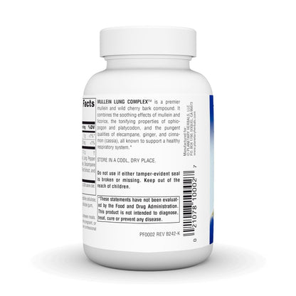 Planetary Herbals Mullein Lungenkomplex – 90 Tabletten zur Unterstützung der Atemwege