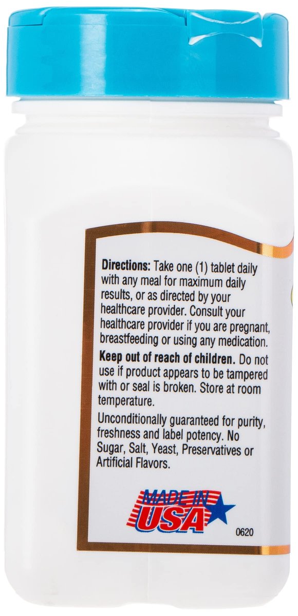 21st Century Zink 50 mg (cheliert) Tabletten, 110 Stück (1 Packung)
