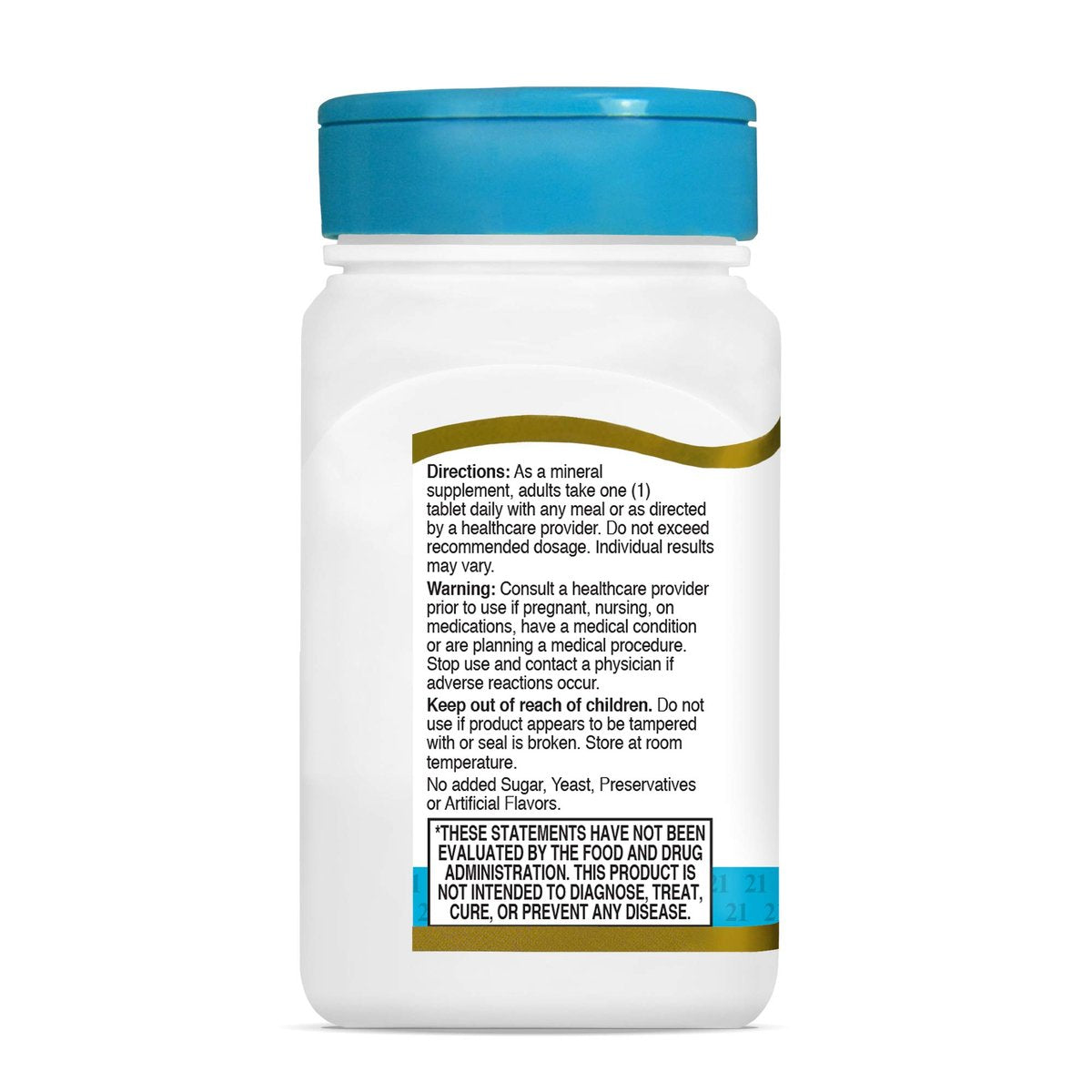21st Century Zink 50 mg (cheliert) Tabletten, 110 Stück (1 Packung)
