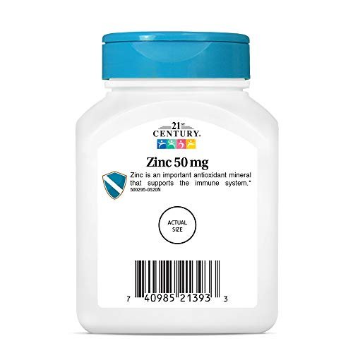 21st Century Zink 50 mg (cheliert) Tabletten, 110 Stück (1 Packung)