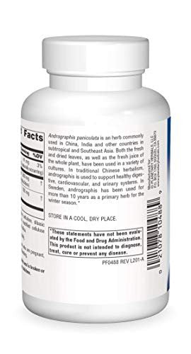 Planetary Herbals Full Spectrum Andrographis 400mg – 120 Tabletten – Ayurvedisches Kraut zur Unterstützung von Verdauung, Herz-Kreislauf- und Harnwegen sowie Leber- und Immunfunktion