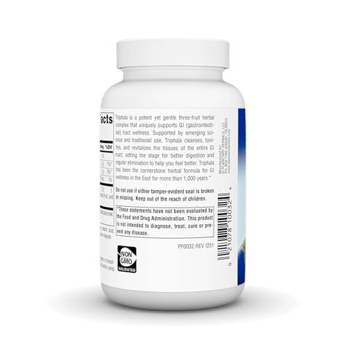 Planetary Herbals Triphala 1000 mg – 90 Tabletten – Traditionelle ayurvedische Kräutermischung