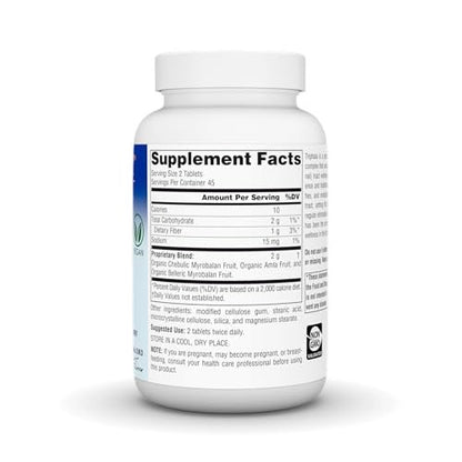 Planetary Herbals Triphala 1000 mg – 90 Tabletten – Traditionelle ayurvedische Kräutermischung