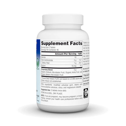 Planetary Herbals Triphala 1000 mg – 90 Tabletten – Traditionelle ayurvedische Kräutermischung