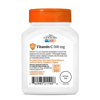 21st Century Vitamin C 500 mg Retardtabletten, 110 Stück