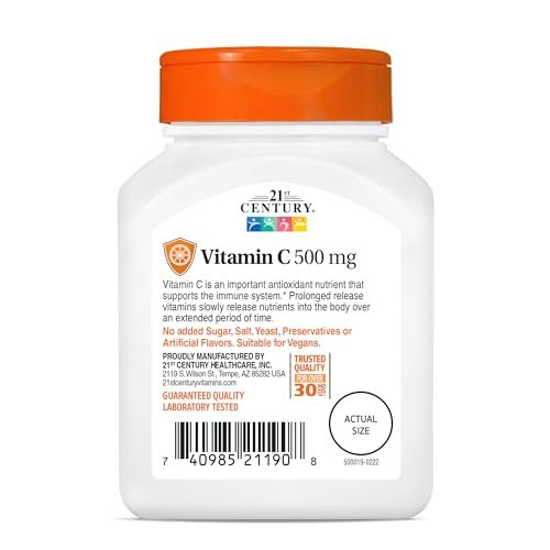 21st Century Vitamin C 500 mg Retardtabletten, 110 Stück