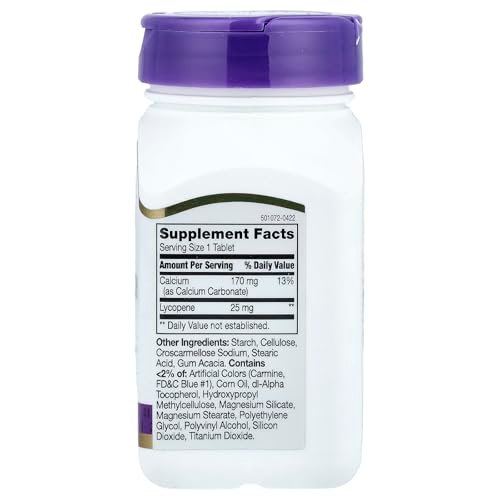 21st Century Lycopene 25 mg Tabletten, 60 Stück
