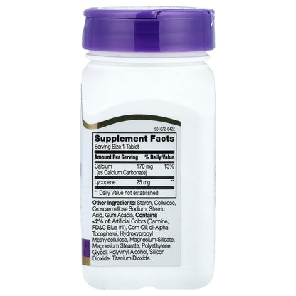 21st Century Lycopene 25 mg Tabletten, 60 Stück