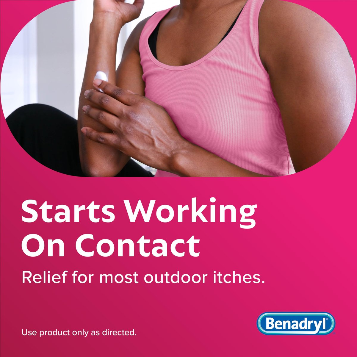 Benadryl Original Strength Anti-Juckreiz-Creme, Insektenstich Linderung, Diphenhydramin HCl topisches Analgetikum & Zinkacetat Hautschutz, Ideal für Campingausflüge, 28 g