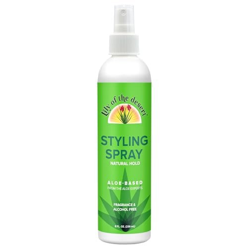 Lily Of The Desert Aloe Vera Haarspray natürlicher Halt - unparfümiert, alkoholfrei, ohne Treibgas, 237 ml