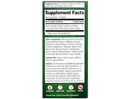 Garlique Knoblauch Tabletten – 60 Stück | Hochdosierter Knoblauch-Extrakt für das Immunsystem