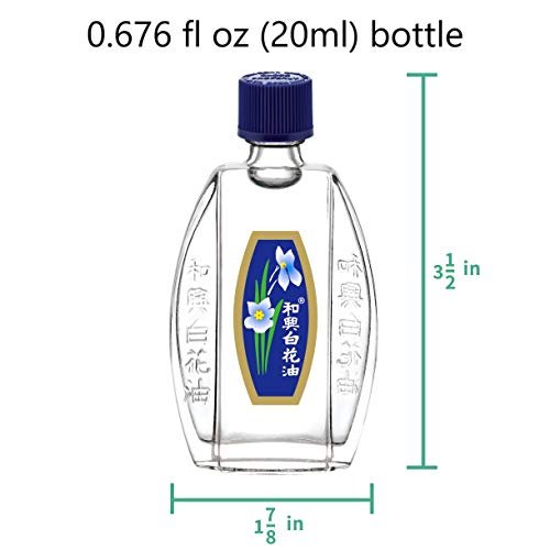 White Flower Externes Analgetikum Balsamöl 20 ml – Authentischer US-Import, Linderung bei Insektenstichen und Muskelschmerzen