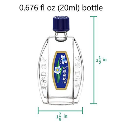 White Flower Externes Analgetikum Balsamöl 20 ml – Authentischer US-Import, Linderung bei Insektenstichen und Muskelschmerzen