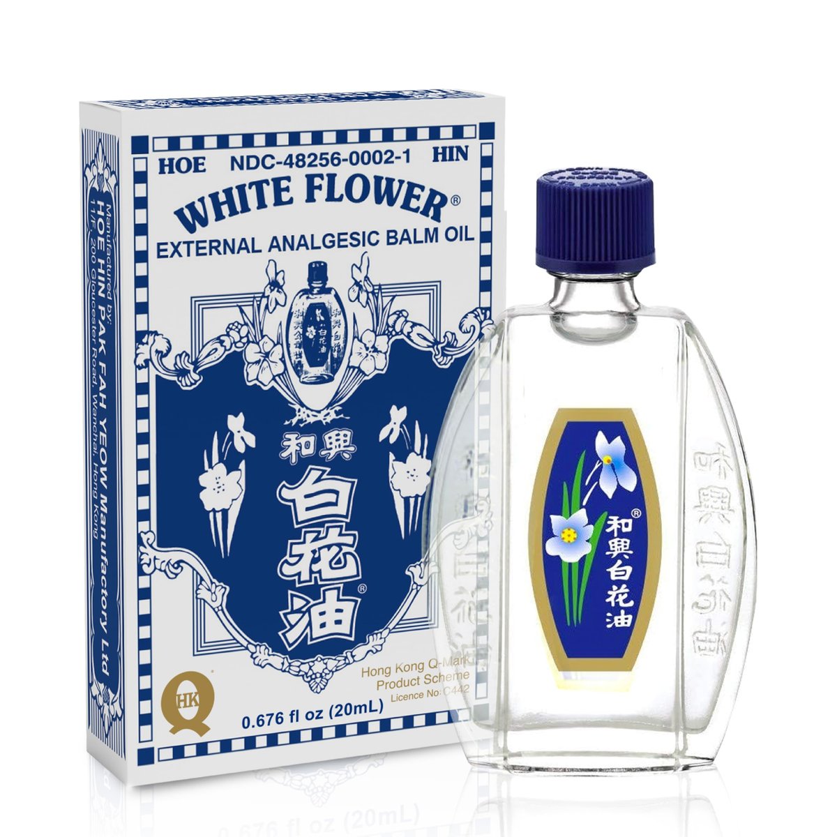 White Flower Externes Analgetikum Balsamöl 20 ml – Authentischer US-Import, Linderung bei Insektenstichen und Muskelschmerzen