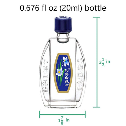White Flower Externes Analgetikum Balsamöl 20 ml – Authentischer US-Import, Linderung bei Insektenstichen und Muskelschmerzen