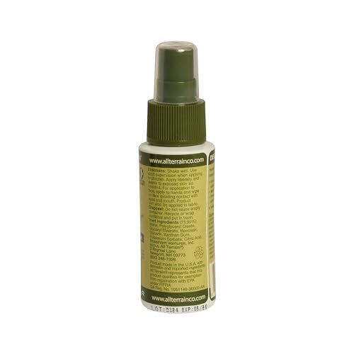 All Terrain Herbal Armor DEET-freies Insektenschutzmittel – 2 oz Reisegröße, pflanzlich & natürlich, sicher für Familie & Haustiere