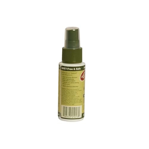 All Terrain Herbal Armor DEET-freies Insektenschutzmittel – 2 oz Reisegröße, pflanzlich & natürlich, sicher für Familie & Haustiere