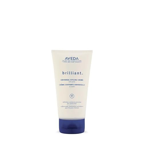 Aveda Brilliant Universal Styling Creme – definiert Textur, versiegelt Feuchtigkeit, verleiht Glanz – für mittleres bis dickes lockiges & krauses Haar – Jasmin, Rose, Nelken – 148 ml