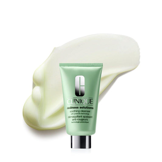 Clinique Redness Solutions Beruhigende ölfreie Gesichtsreinigung mit Probiotik-Technologie | Geeignet für Rosacea-Haut, 150 ml