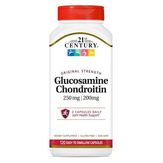 21st Century Glucosamin 250 mg und Chondroitin 200 mg Kapseln, 120 Stück