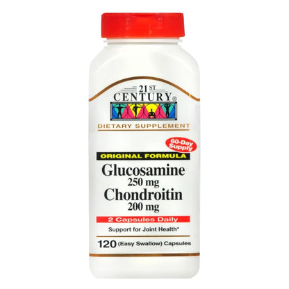 21st Century Glucosamin 250 mg und Chondroitin 200 mg Kapseln, 120 Stück