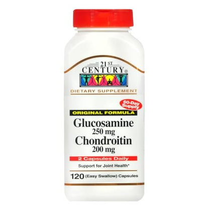 21st Century Glucosamin 250 mg und Chondroitin 200 mg Kapseln, 120 Stück