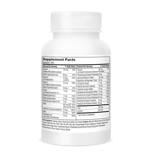 21st Century Sentry Senior Tabletten, 125 Stück (22390) – Multivitamin für Senioren