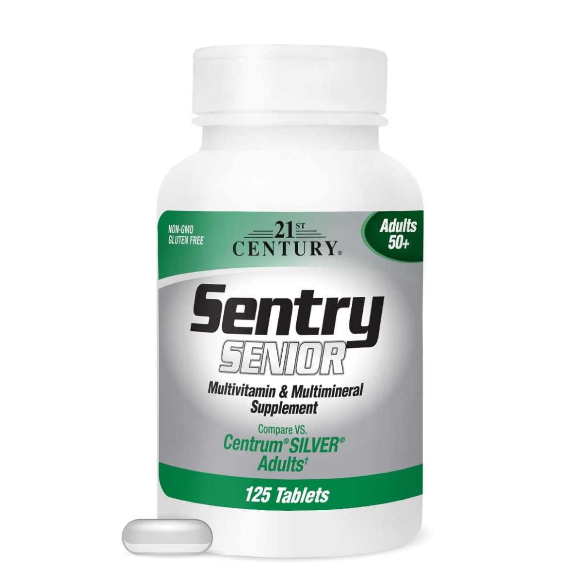 21st Century Sentry Senior Tabletten, 125 Stück (22390) – Multivitamin für Senioren