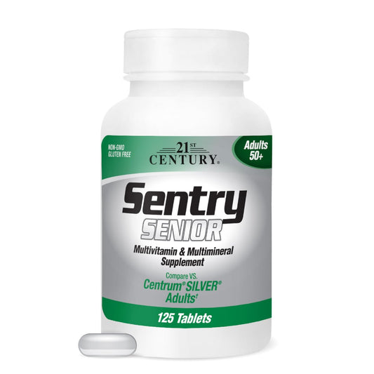 21st Century Sentry Senior Tabletten, 125 Stück (22390) – Multivitamin für Senioren