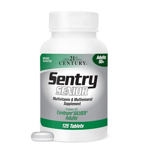 21st Century Sentry Senior Tabletten, 125 Stück (22390) – Multivitamin für Senioren