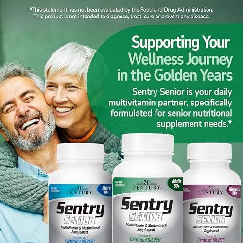 21st Century Sentry Senior Tabletten, 125 Stück (22390) – Multivitamin für Senioren