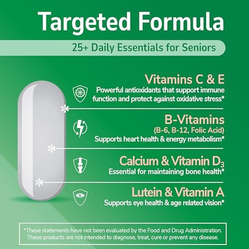 21st Century Sentry Senior Tabletten, 125 Stück (22390) – Multivitamin für Senioren