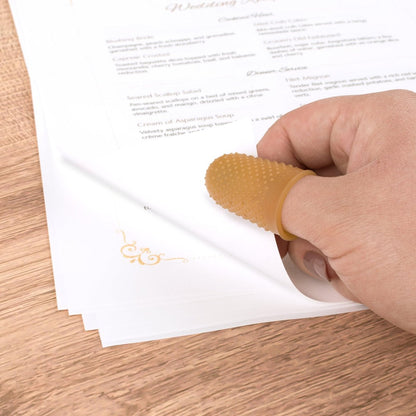 ACCO Gummifingerspitzen, Größe 11,5 (klein/mittel), 5/8 Zoll Basisdurchmesser, genoppt für besseren Halt, 12 Stück Box (S7054035)