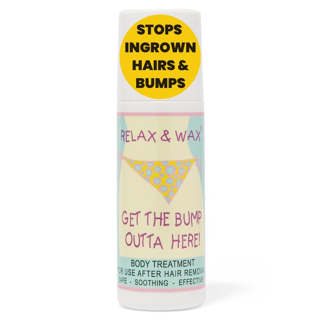 Ingrown Hair Treatment Roll-On für Waxing und Rasur | Behandlung von Rasurbrand und Rasierpickeln für Frauen und Männer | Ingrown Hair Serum und Dark Spot Remover für den Intimbereich | Get The Bump Outta Here!