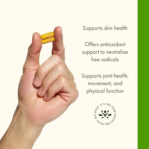Swanson Full Spectrum Kurkuma Curcumin – 240 vegane Kapseln für Gelenke, Leber und Verdauung – Nicht-GVO, glutenfrei