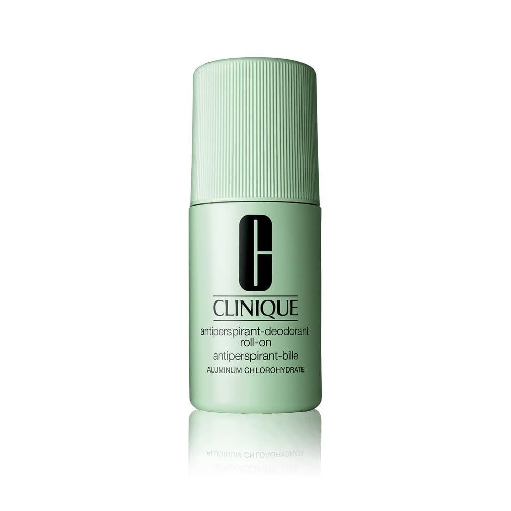 Clinique Antitranspirant-Deodorant Roll-On für alle Hauttypen | Den ganzen Tag Schutz, nicht färbend + nicht klebend