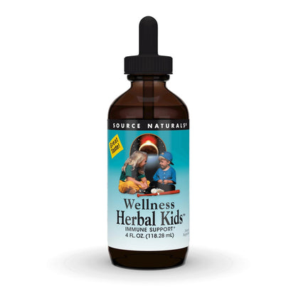 Source Naturals Wellness Herbal Kids Liquid Formula – Immunsystem-Unterstützung für Kinder – 118 ml