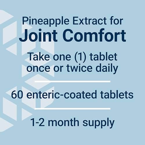 Life Extension Speziell beschichtetes Bromelain – Ananas-Extrakt für Gelenkkomfort, 500 mg, 60 magensaftresistente Tabletten, vegetarisch, glutenfrei, nicht-GVO