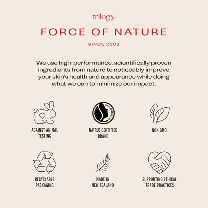Trilogy Zertifiziertes Bio-Rosenöl – Kaltgepresstes Rosenkernöl für Narben, Dehnungsstreifen, feine Linien und Falten – mit Omega 3, 6 und 9 für alle Hauttypen, USDA-zertifiziert, 43 ml