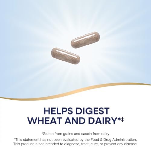 Nature's Way Gluten Defense Verdauungsenzyme – Hilft bei der Verdauung von Weizen & Milchprodukten(1), Gluten- & Casein-Verdauungsenzyme*, 120 vegane Kapseln (Verpackung kann variieren)