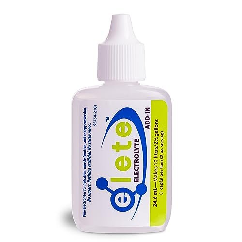 elete – Elektrolyt-Add-In – 1 Pocket Bottle – 4 Essentielle Elektrolyte Konzentrat – Natürlich – Verwandelt jedes Getränk in ein Sportgetränk – 24,6 ml