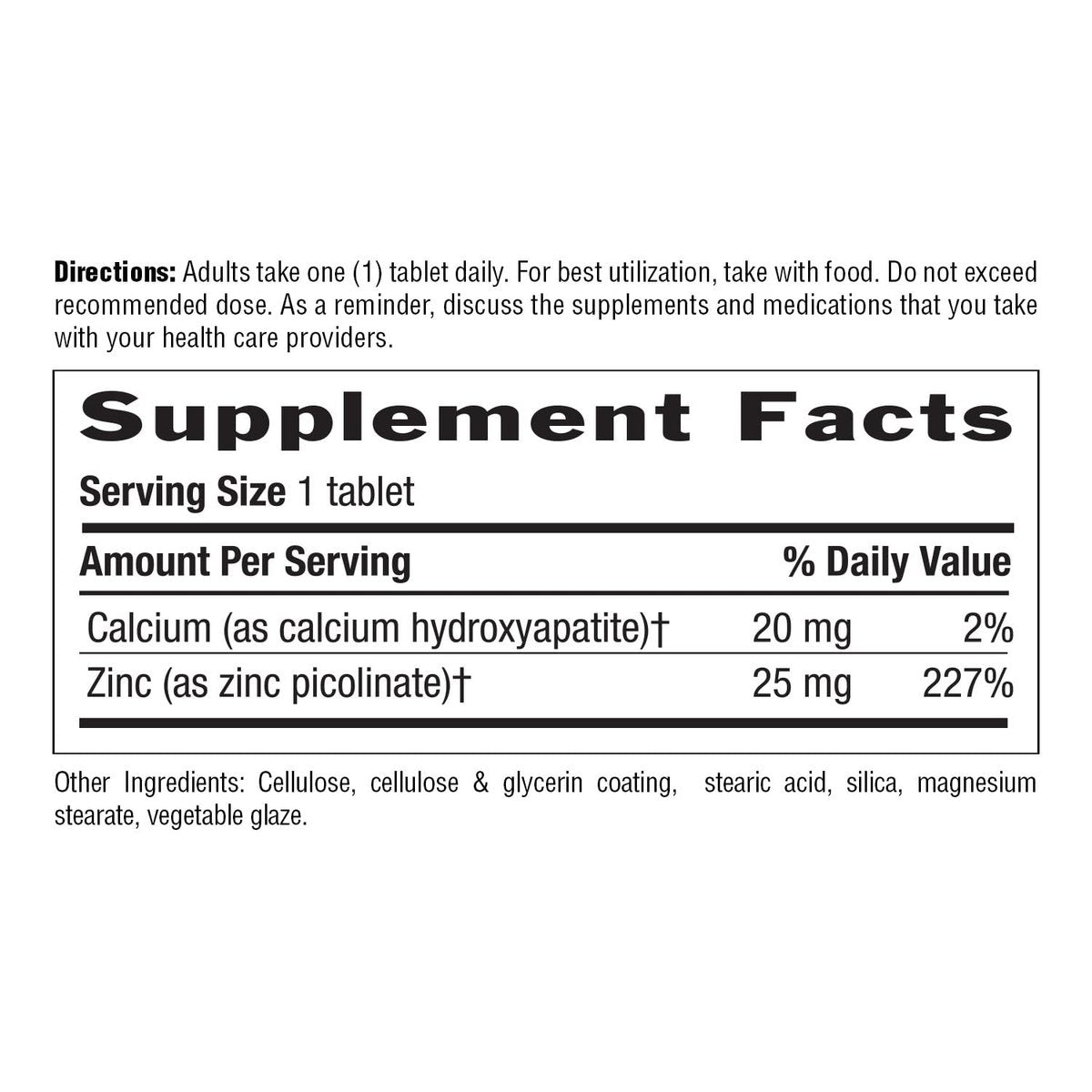 Country Life Zink Picolinat 25 mg – Hochwertiges Zinkpräparat für Immunsystem, Prostata & Zellgesundheit – Zertifiziert glutenfrei, vegan & halal, nicht gentechnisch verändert – 100 Tabletten