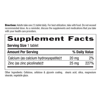 Country Life Zink Picolinat 25 mg – Hochwertiges Zinkpräparat für Immunsystem, Prostata & Zellgesundheit – Zertifiziert glutenfrei, vegan & halal, nicht gentechnisch verändert – 100 Tabletten