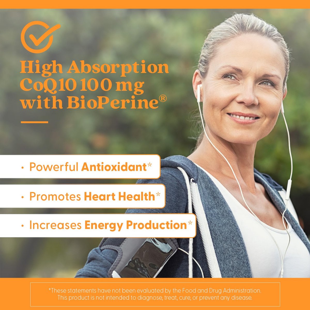 Doctor's Best Hochdosiertes CoQ10 mit BioPerine – 120 Softgel-Kapseln, 100 mg, für Herzgesundheit & Antioxidantien-Unterstützung, natürlich fermentiert, Non-GMO
