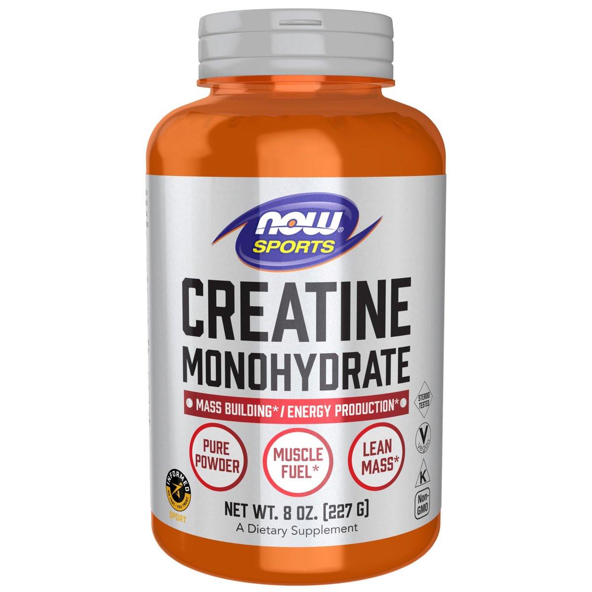 NOW Foods Creatin Monohydrat Pulver – 227 g (0,5 Pfund) – zur Unterstützung von Muskelaufbau und Energieproduktion