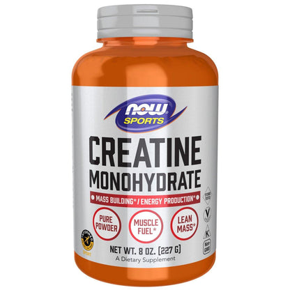NOW Foods Creatin Monohydrat Pulver – 227 g (0,5 Pfund) – zur Unterstützung von Muskelaufbau und Energieproduktion