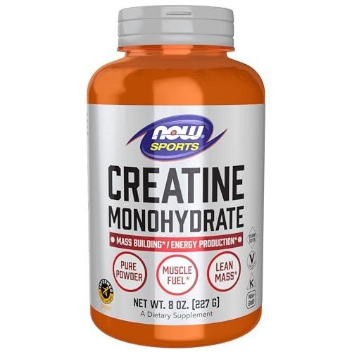 NOW Foods Creatin Monohydrat Pulver – 227 g (0,5 Pfund) – zur Unterstützung von Muskelaufbau und Energieproduktion